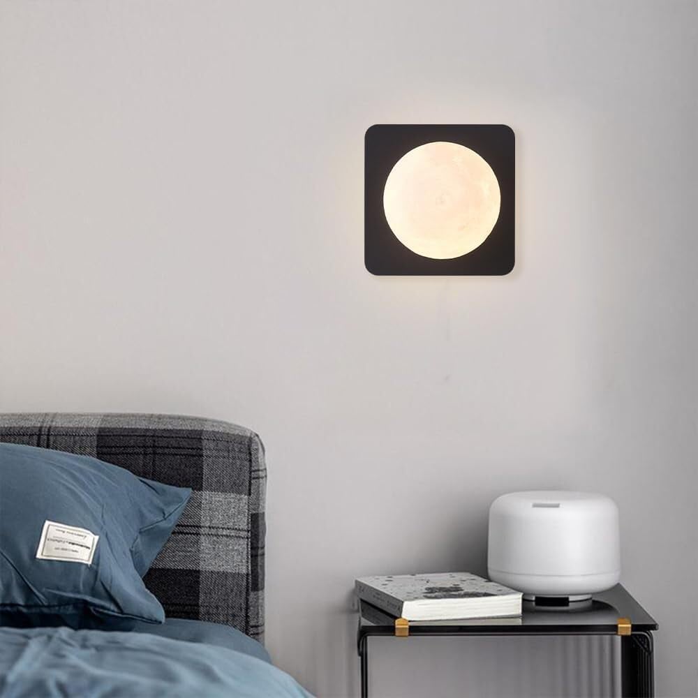 LunaGlow™ - 3D-gedruckte Mondlampe mit Smart-Touch und stufenloser Dimmfunktion Nachtlicht