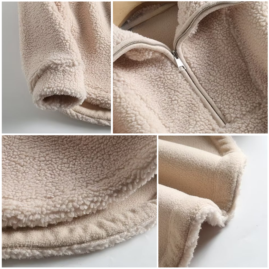 Luna™ | Pullover mit Sherpakrempe für Frauen