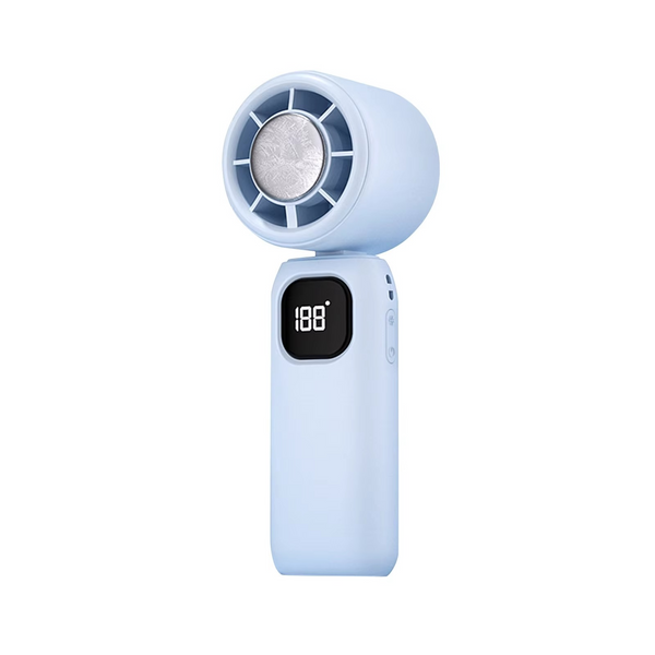 CoolWave™ | Tragbarer Handventilator mit fortschrittlicher Kühltechnologie und verlängerter Batterielebensdauer