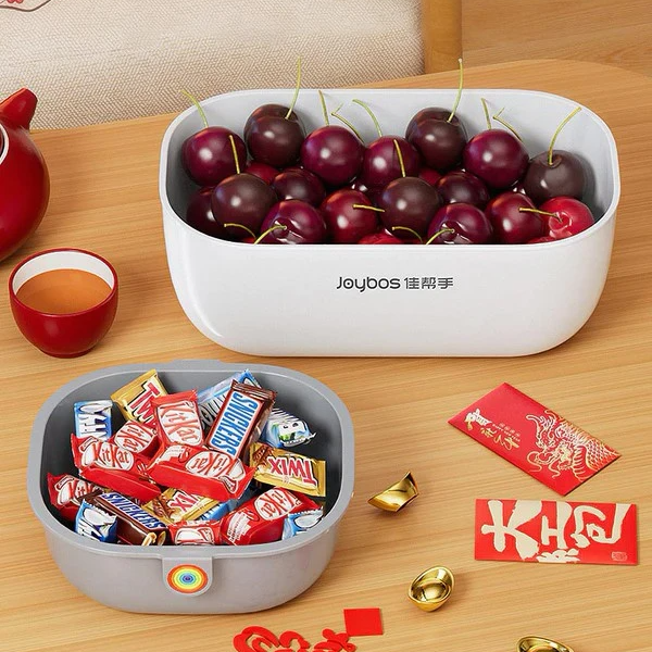 Snackschale mit Abfallbehälter | 2-in-1 Doppelschale für Nüsse & Snacks | SnackNest