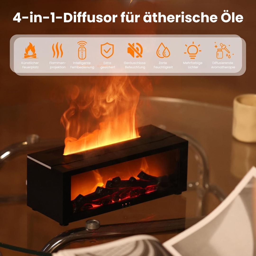 Aroma Diffuser | Elektrische Duftlampe mit Flammenoptik | DuftFlamme