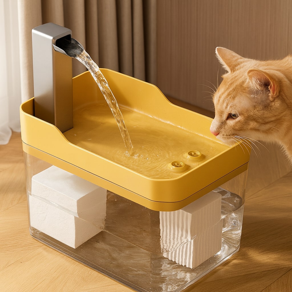 Trinkbrunnen Katze | Wasserbrunnen für Katze & Hunde | DurstLöser