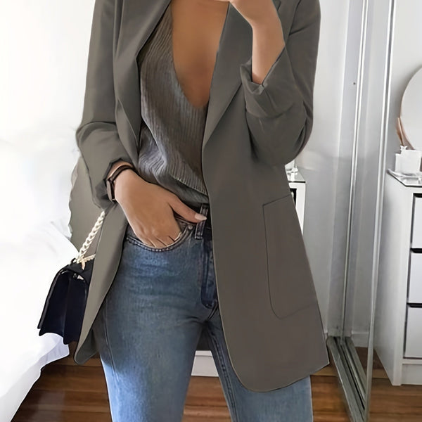 Lyra™ Lässiger Blazer in Übergröße