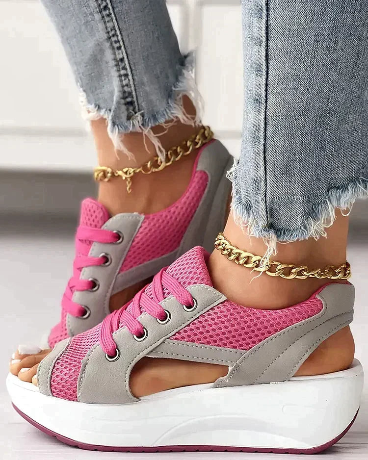 Mila™ Schnür-Muffin-Sandalen (50% RABATT)