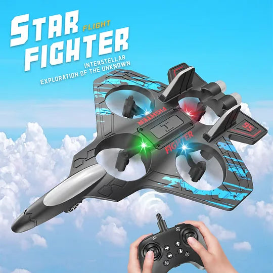 SkyBlaze™ RC-Flugzeug | LED-Lichter | 2,4 GHz Steuerung | Einfache Flugmanöver