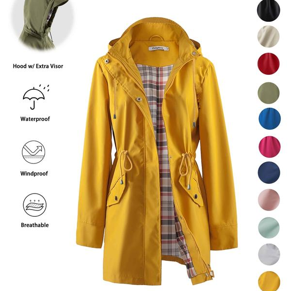 RegenSchild™ Eleganter, wetterfester Outdoor-Mantel