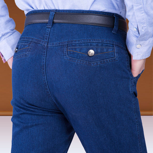 Herren Business-Casual Hose mit Stretchbund | Knitterarm, elastisch & bequem für Büro, Reise und Alltag