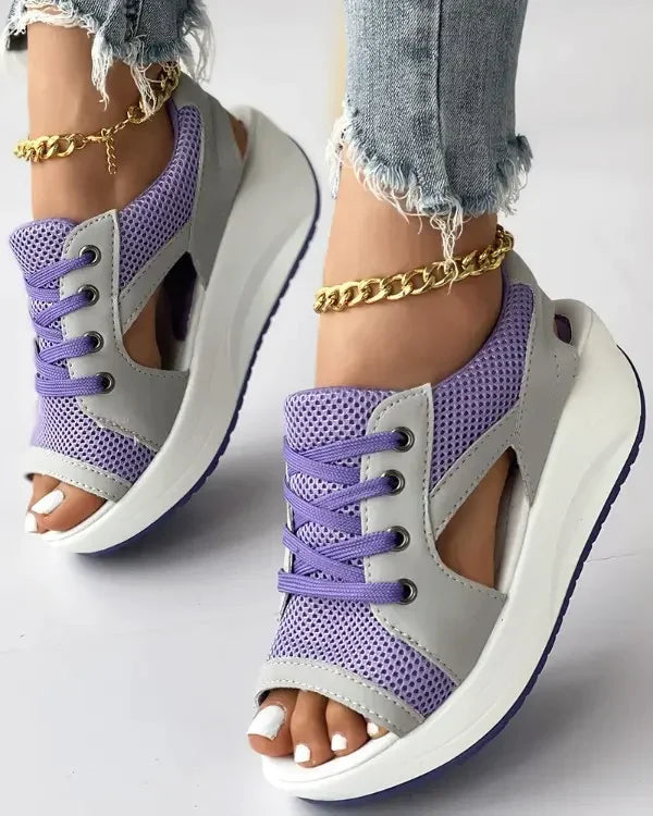 Mila™ Schnür-Muffin-Sandalen (50% RABATT)