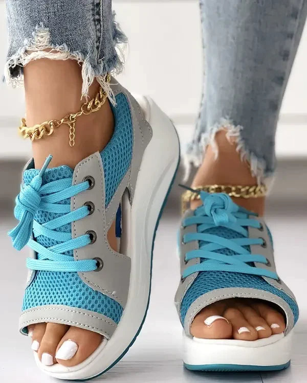 Mila™ Schnür-Muffin-Sandalen (50% RABATT)