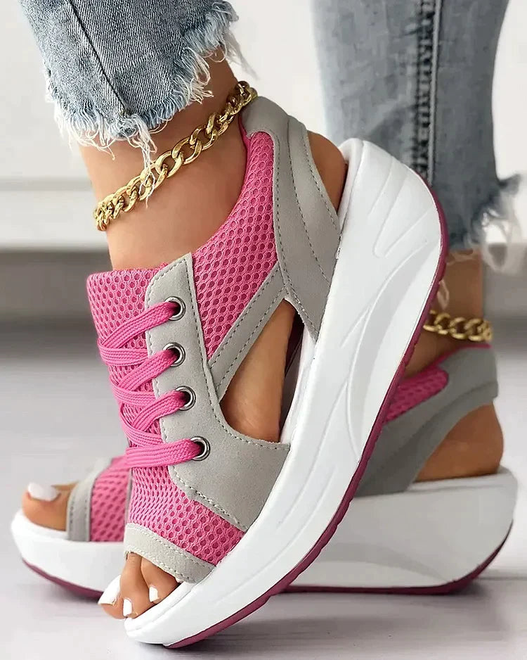 Mila™ Schnür-Muffin-Sandalen (50% RABATT)