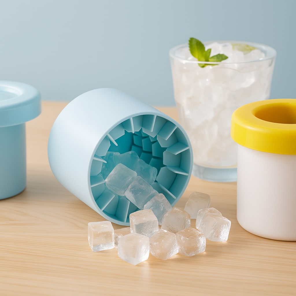 Eiswürfel aus Silikon | Wiederverwendbare Eiswürfelform | EisKlar