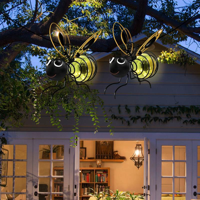BienenZauber™ Solar-Gartenleuchte mit warmem LED-Licht