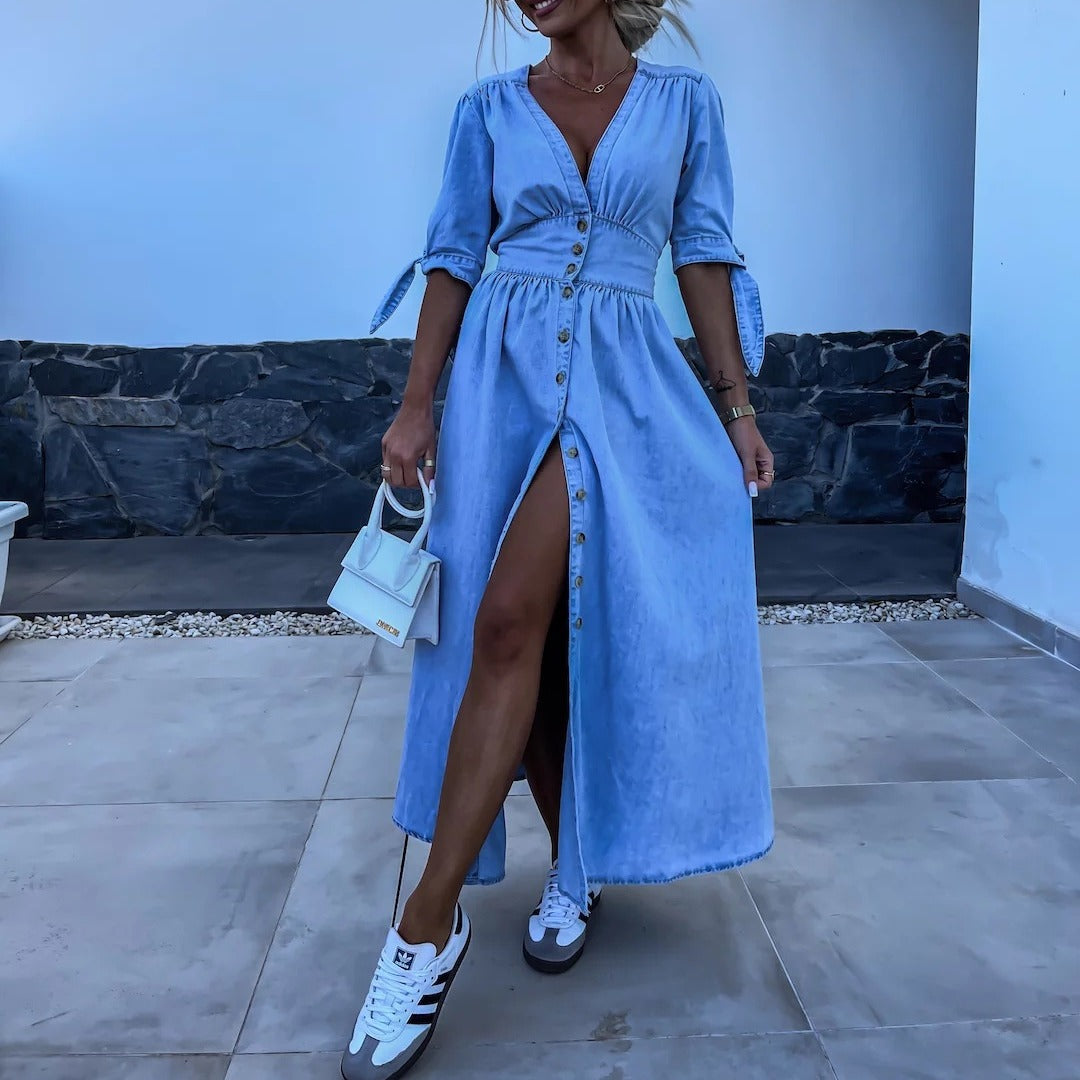 Serene™ - Maxikleid aus Denim