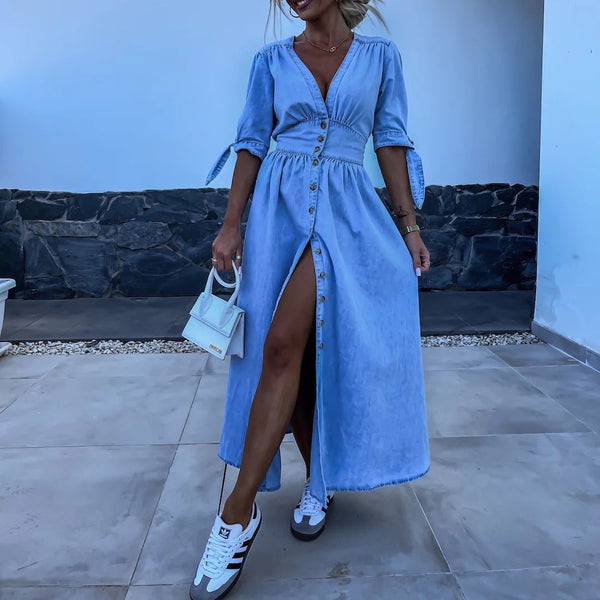 Serene™ - Maxikleid aus Denim