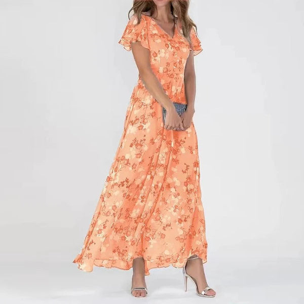 Alma™ Damen Kleid | Farbenfroh & elegant | Luftiges Sommerkleid mit schmeichelnder Passform