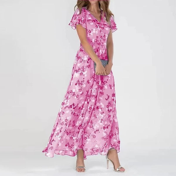 Alma™ Damen Kleid | Farbenfroh & elegant | Luftiges Sommerkleid mit schmeichelnder Passform