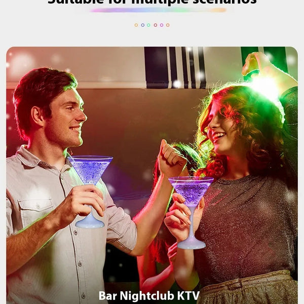 Glowware™ - LED-Licht-Weingläser