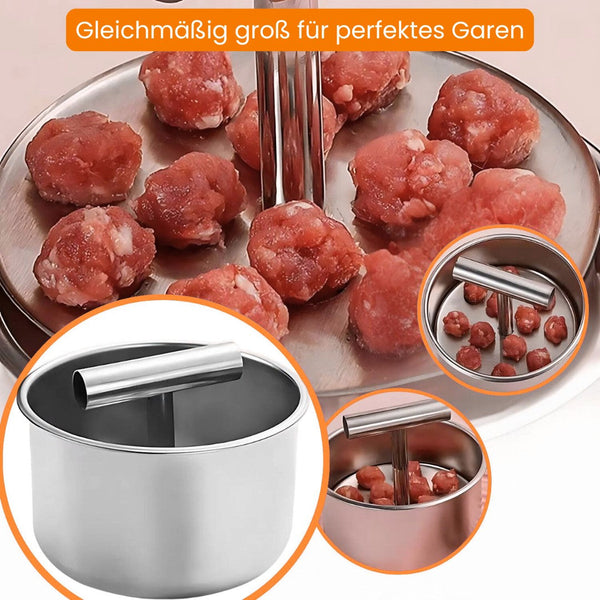 Fleischbällchen Former & Falafel Former für Perfekte Runde Formen | FleischKugel