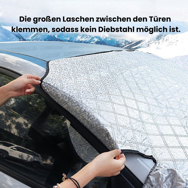 Scheiben Frost Schutz | Frontscheibenabdeckung | Autoabdeckung für Winter | FrostGuard