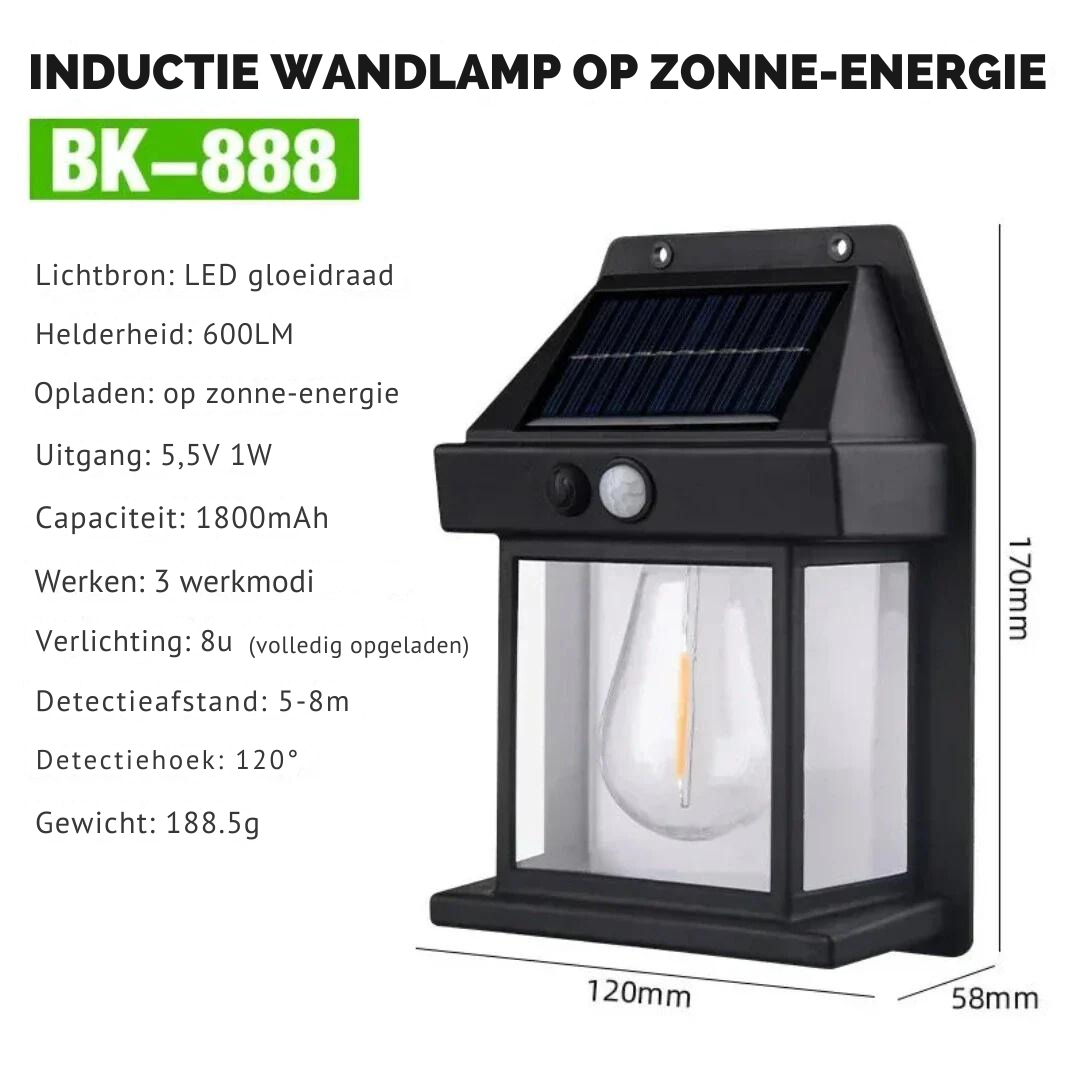 Glowify™ - Wandlampe mit Solarenergie
