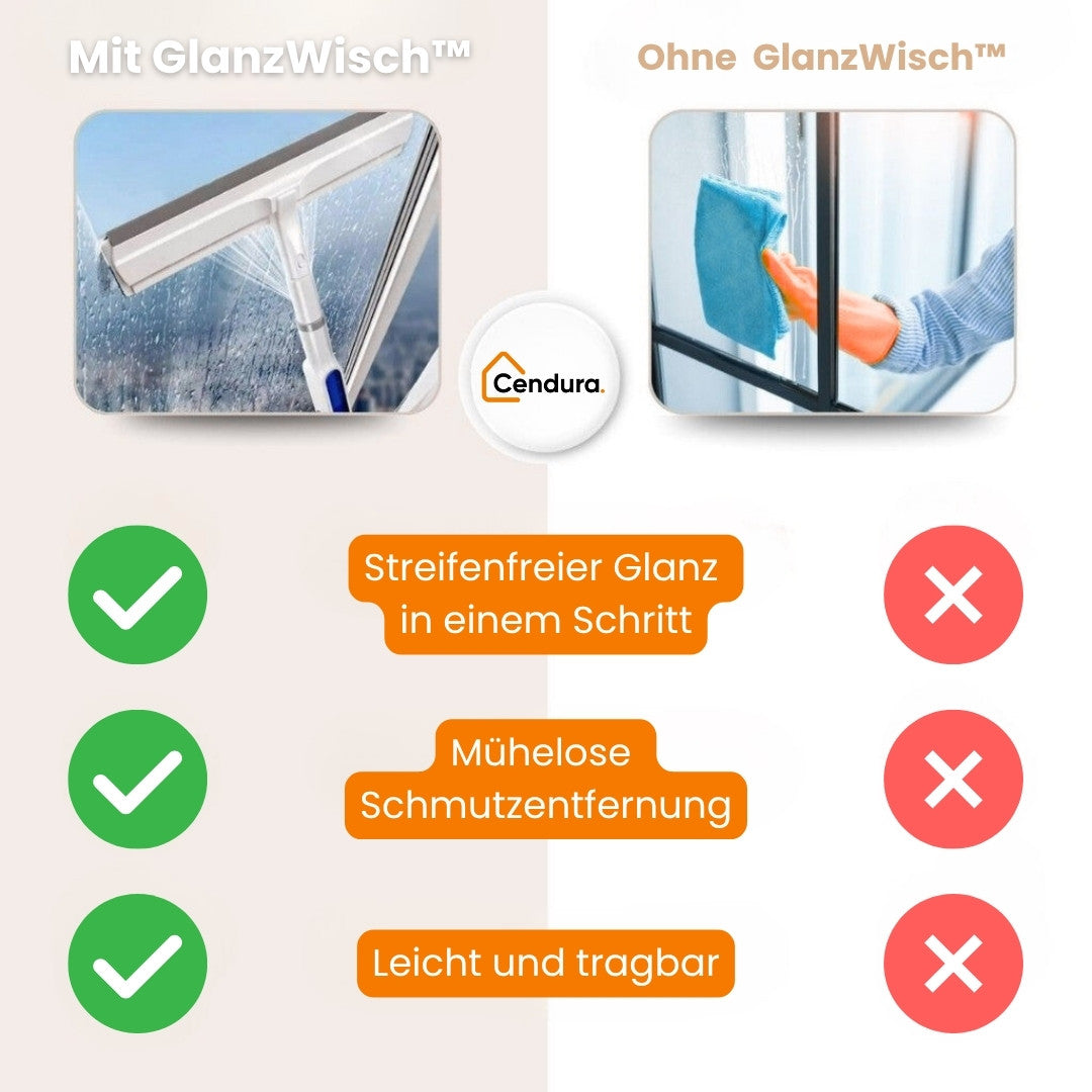 Fensterreiniger | Fensterputzen ohne Streifen | GlanzWisch