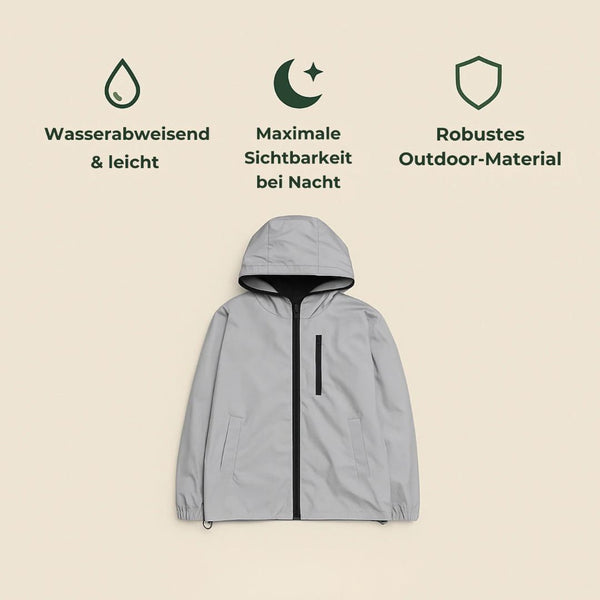 Reflektierende Jacke Damen & Herren | Voll Reflektierende Jacke | GlowJack