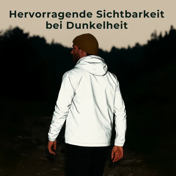 Reflektierende Jacke Damen & Herren | Voll Reflektierende Jacke | GlowJack