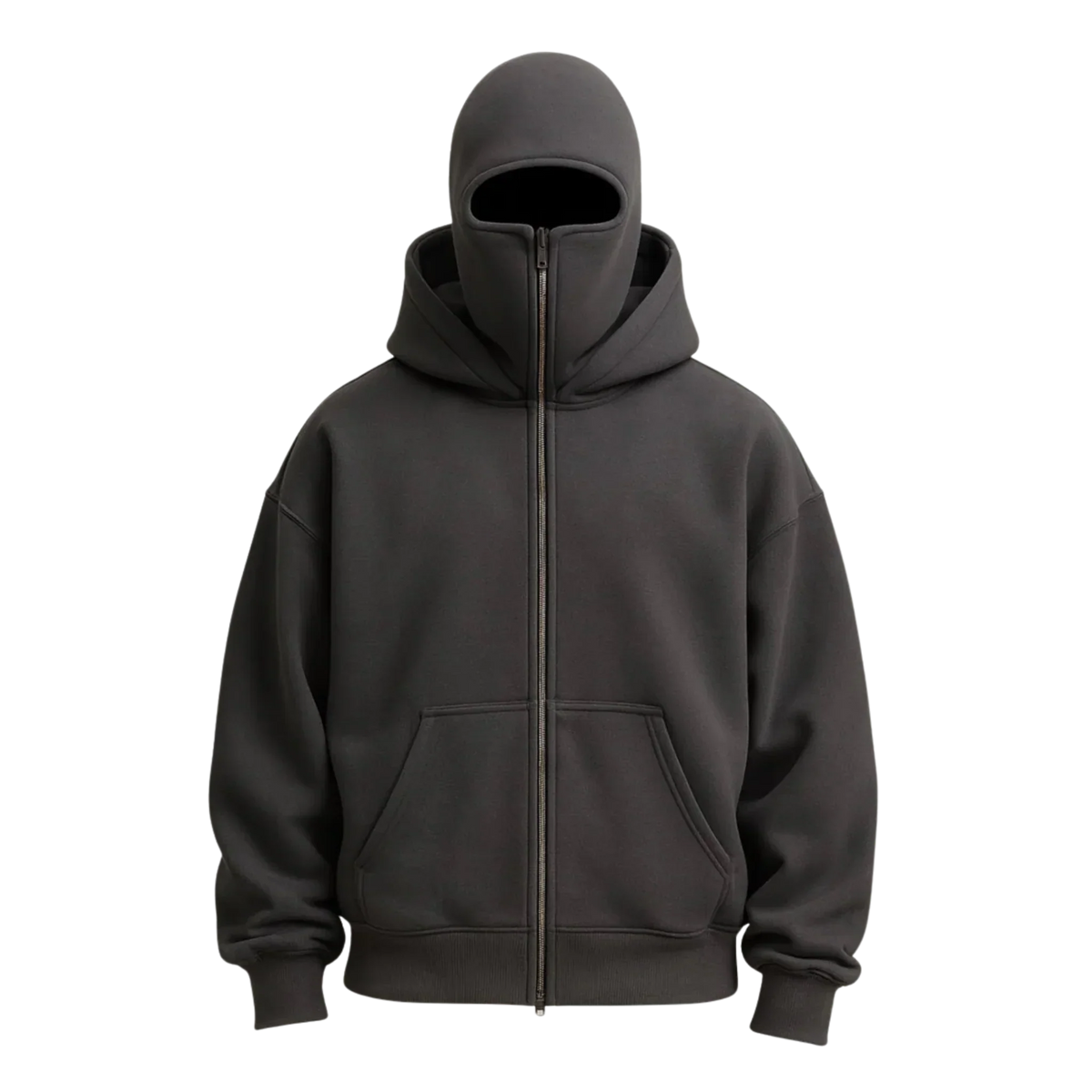 SchattenSchutz™ Unisex-Kapuzenjacke mit Vollgesichts-Reißverschluss