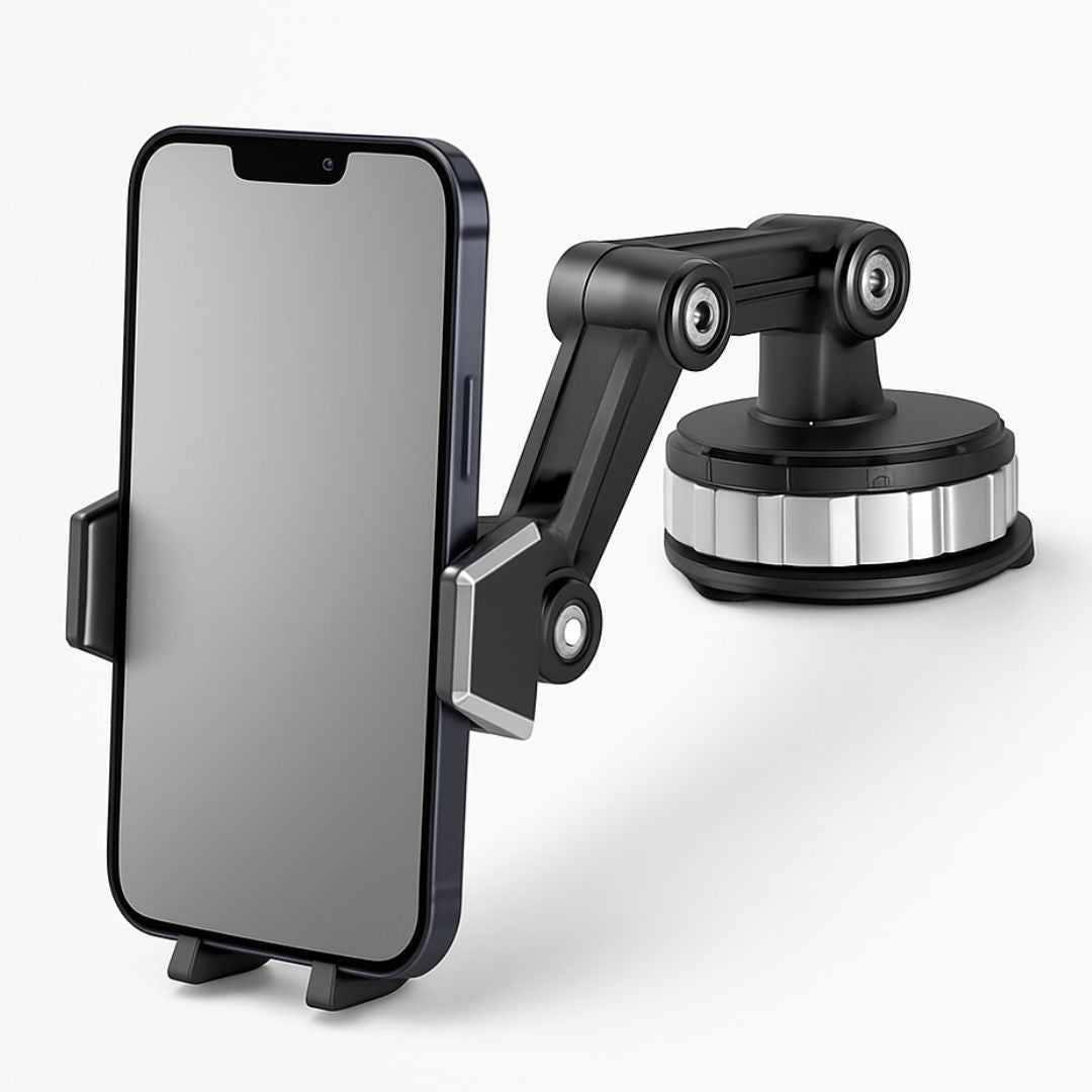 Handyhalterung für Auto | Handyhalter mit Saugnapf & 360° Drehung | LuxGrip