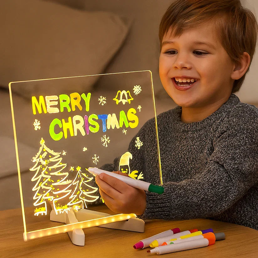 Kinderspielzeug | LED Schreibtafel & Zeichenbrett | IllumiSchreib