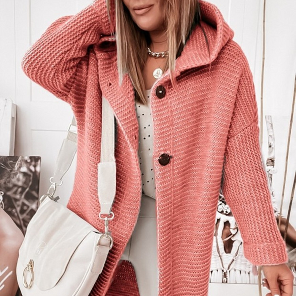 Ella Chic Freizeitmantel mit Kapuze