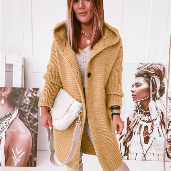 Ella Chic Freizeitmantel mit Kapuze