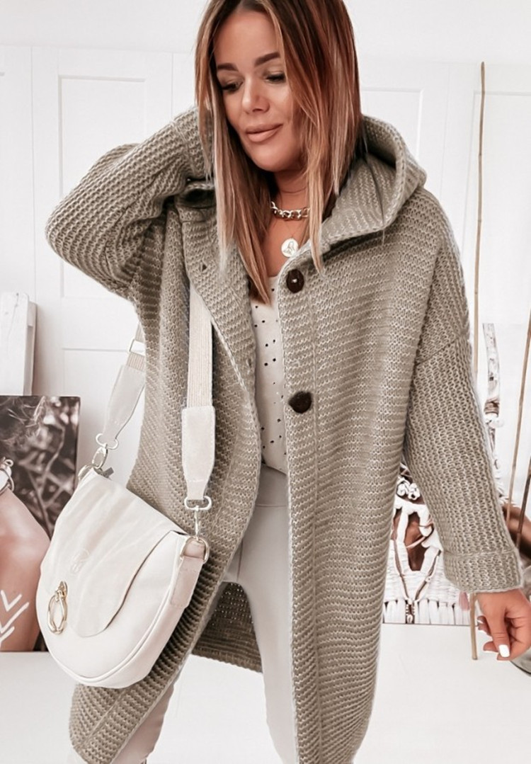 Ella Chic Freizeitmantel mit Kapuze
