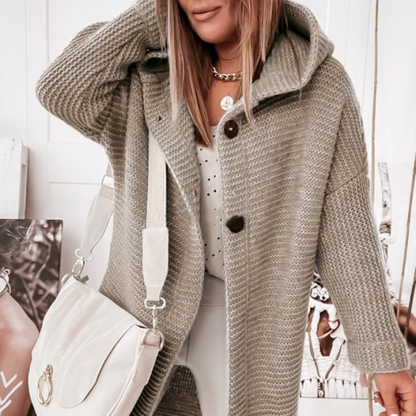 Ella Chic Freizeitmantel mit Kapuze
