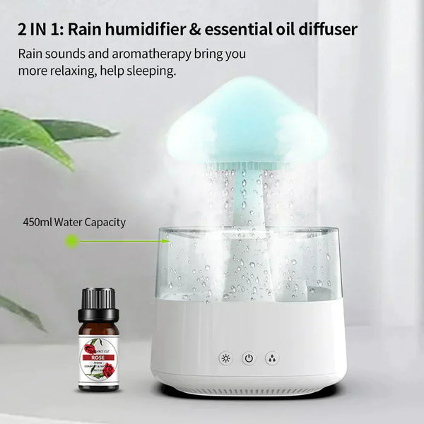 MistMystic™ - Magic Rain Mushroom Cloud Luftbefeuchter  (50% RABATT)