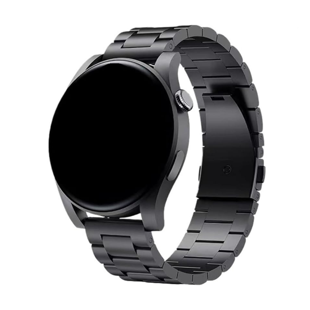 Smartwatch mit Bluetooth-Anrufen & Gesundheitsmonitor | Fitnessuhr für Android & iOS | Wasserdicht mit Touchdisplay