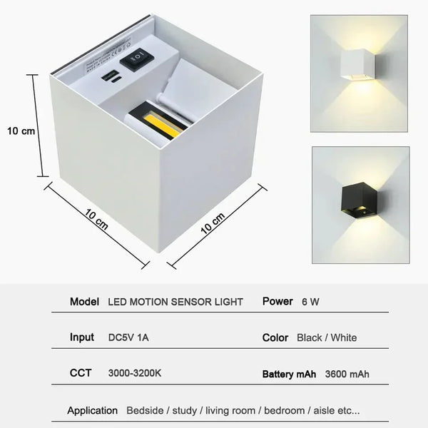 MotionGlow™ - Intelligente Bewegungsmelder-Wandleuchte (50% RABATT)