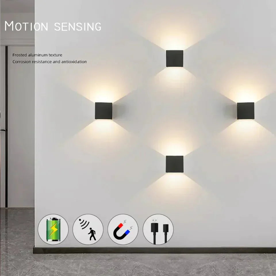 MotionGlow™ - Intelligente Bewegungsmelder-Wandleuchte (50% RABATT)