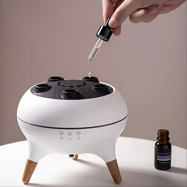 Luftbefeuchter & Diffuser | Aromadiffuser mit LED Licht & Timer | JellyTraum