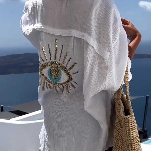 Maryah™ | Bluse aus Baumwolle in Übergröße