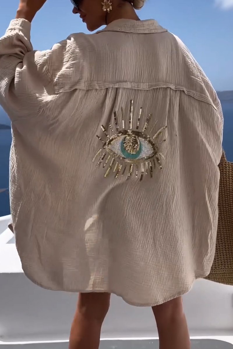 Maryah™ | Bluse aus Baumwolle in Übergröße