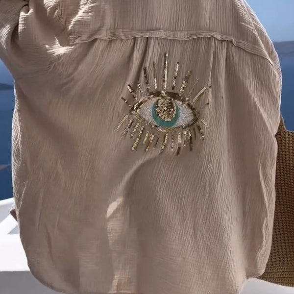 Maryah™ | Bluse aus Baumwolle in Übergröße