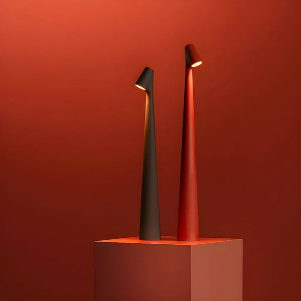 Kabellose LED Tischlampe | Lampe für Wohnzimmer & Schreibtisch | Moderne Akku Tischleuchte | VivaLume