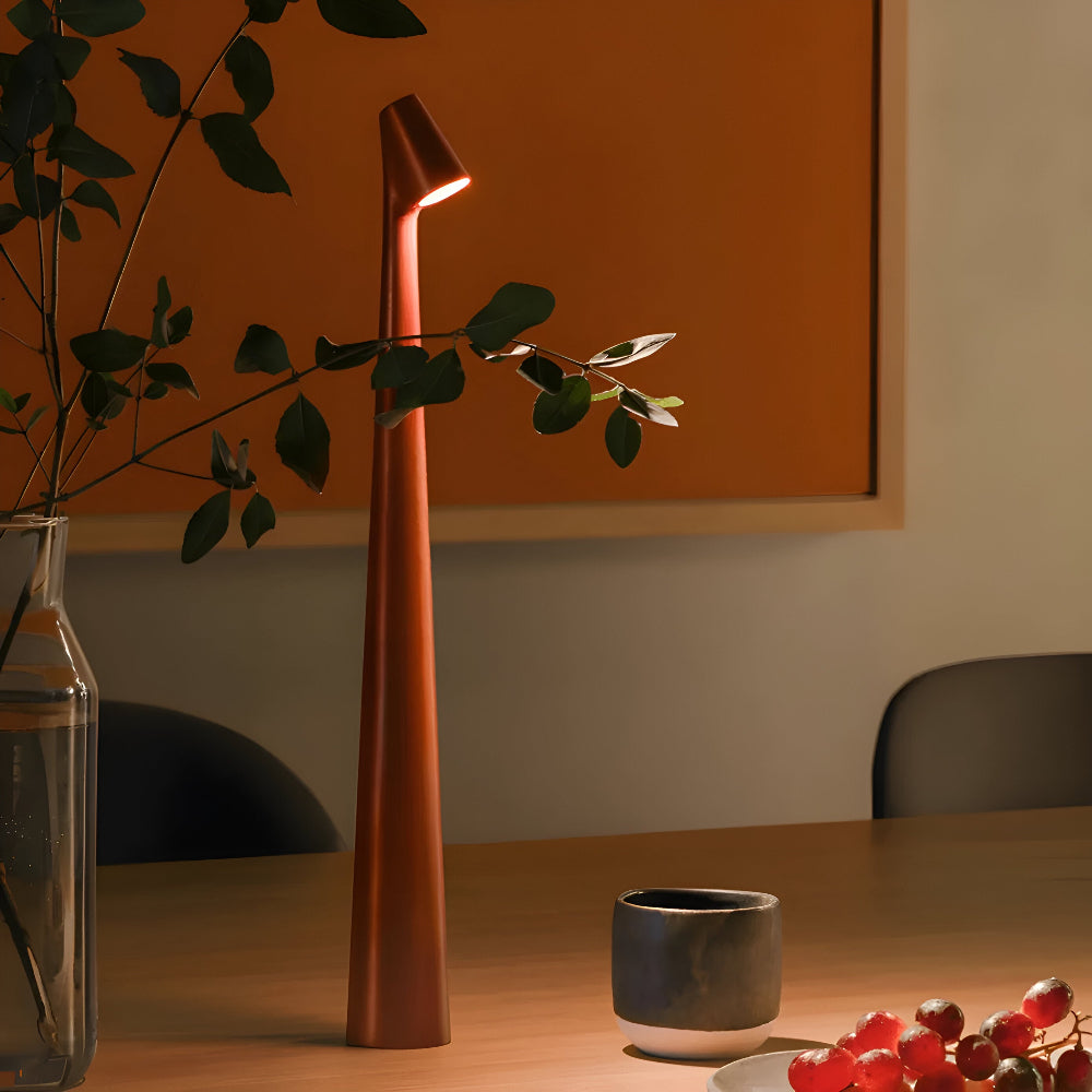 Kabellose LED Tischlampe | Lampe für Wohnzimmer & Schreibtisch | Moderne Akku Tischleuchte | VivaLume