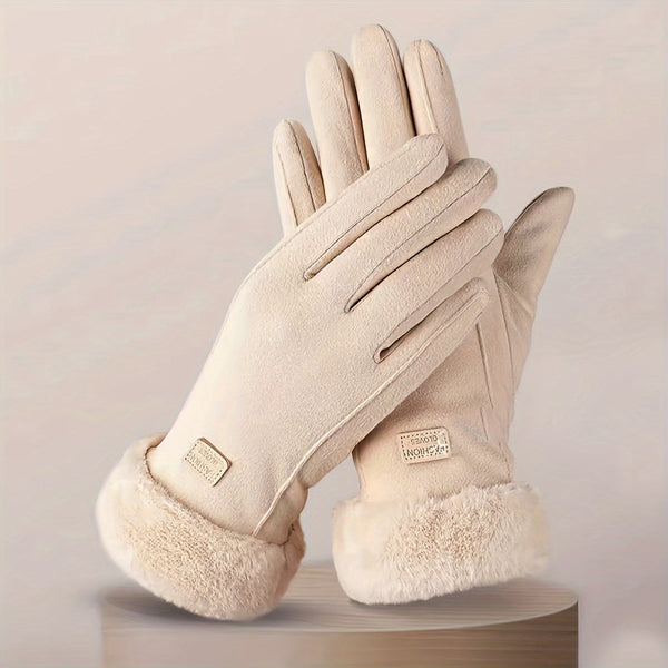 Handschuhe Damen | Warme Handschuhe Winter mit Lammfell | KuschelHand