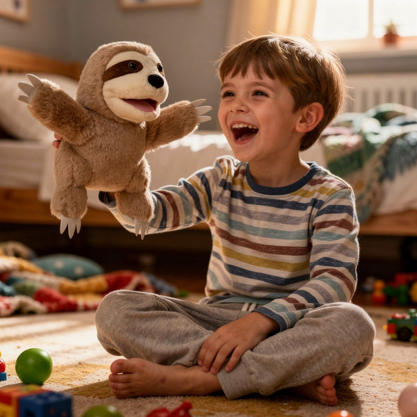 Kuscheltier Handpuppe | Plüschtier fur Kinder | HandFreund
