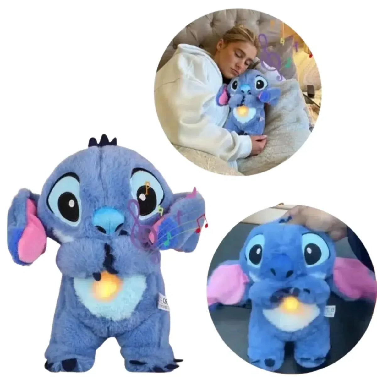Kuscheltier mit Atemfunktion für Babys und Kinder | Beruhigendes Plüschtier | Schnugi