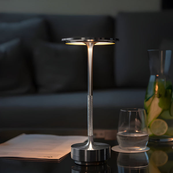 Lampe für Wohnzimmer | kabellose Tischlampe | Tischleuchte mit Akku | LumaViva
