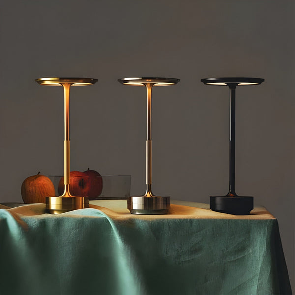 Lampe für Wohnzimmer | kabellose Tischlampe | Tischleuchte mit Akku | LumaViva