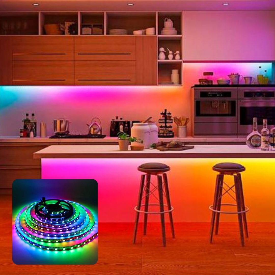 LED Streifen 15 Meter | LED Strip mit App & Fernbedienung | LED Beleuchtung | StreifLux